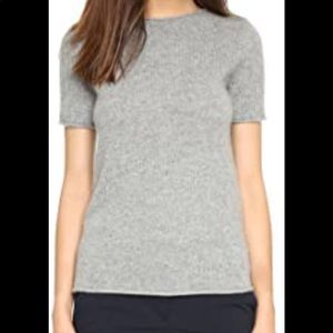 Theory short sleeve cashmere sweater